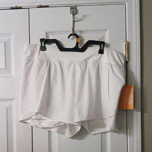 Avia white compression short with attached compression shorts Sz XXL (20) NWT